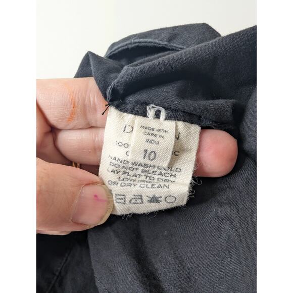 Doen Women's Jade Shorts size 10 Black Pleated High Waist - Picture 6 of 11